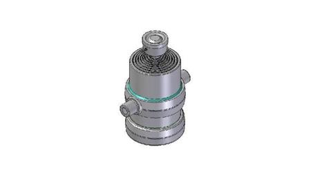 8002S -TELESCOPIC ZYLINDER STANDARD/KUGEL 8 STUFEN HUBLÄNGE 1540 DURCHMESSER 190