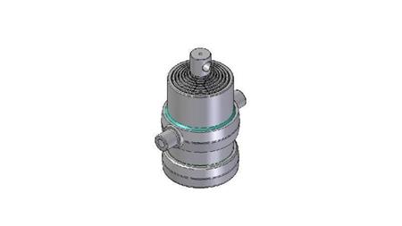 8003F -TELESKOPZYLINDER STANDARD/LOCH 8 STUFEN HUB 1700 FI 190