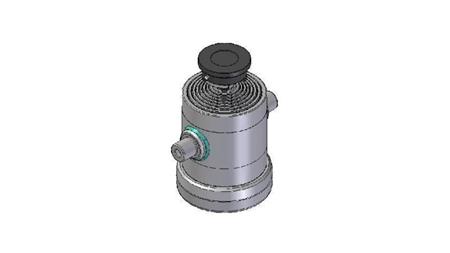 8009S -TELESCOPIC CYLINDER STANDARD/BALL 8 STUFEN HUB 1715 DURCHMESSER 240