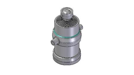 8022S -TELESCOPIC ZYLINDER STANDARD/BALL 8 STUFEN HUB 2290 DURCHMESSER 215
