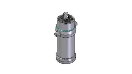 8025F - TELESCOPINEN SYLINTERI STANDARD/REIKÄ 8 VAIHEEN ISKU 3330 HALKAISIJA 215