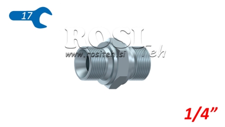 HYDRAULIK DOPPELSCHRAUBE BSP 1/4
