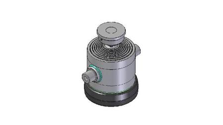 8049S -TELESCOPIC ZYLINDER STANDARD/BALL 8 STUFEN HUB 1615 DURCHMESSER 300