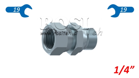 HYDRAULISCHE DOPPELSCHRAUBE-DREHENDE MUTTER 1/4