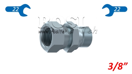 HYDRAULISCHE DOPPELSCHRAUBE- DREHENDE MUTTER 3/8