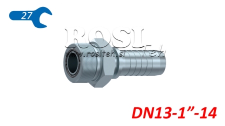 HYDRAULISCHER ANSCHLUSS AGORFS MÄNNLICH DN13-1-14