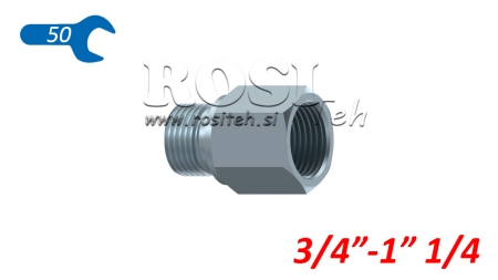 HYDRAULIK ADAPTER MÄNNLICH-WEIBLICH 3/4-11/4