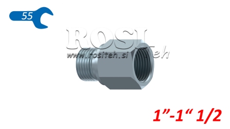 HYDRAULIK ADAPTER MÄNNLICH-WEIBLICH 1-11/2