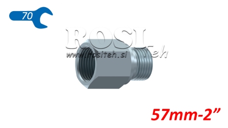 HYDRAULIKADAPTER MÄNNLICH-WEIBLICH 2 - VERLÄNGERT