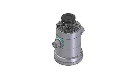 9032S -TELESCOPIC ZYLINDER STANDARD/KUGEL 9 STUFEN HUB 2527 DURCHMESSER 270