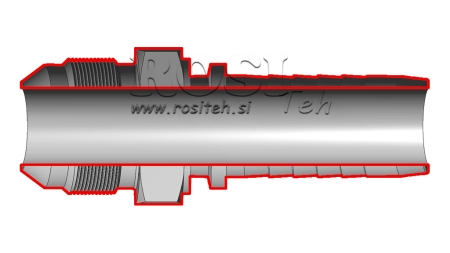 HYDRAULISCHER ANSCHLUSS AGJ JIC74° MÄNNLICH DN38-1"5/8-12