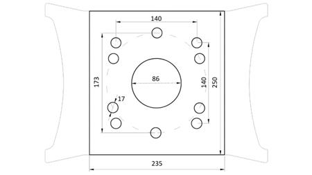 STEINGREIFER BSG 500 TG 1500 kg - 1350 mm