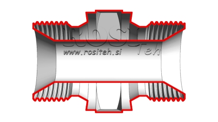 HYDRAULIK DOPPELSCHRAUBE BSP 3/8