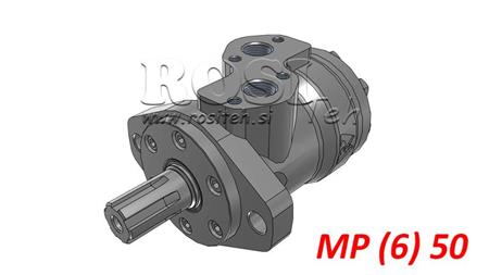 HYDRAULINEN MOOTTORI MP 50 CC - 6 HAMMASTA