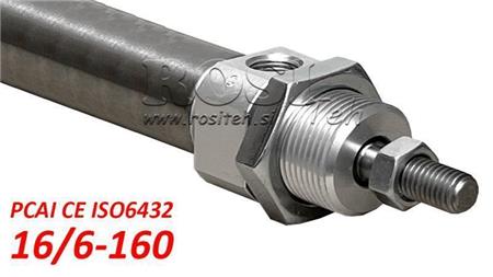 PNEUMATIKZYLINDER PCAI 16/6-160 CE ISO6432