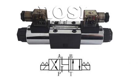 HYDRAULISCHES ELEKTROMAGNETISCHES VENTIL CETOP 3 12/24/230V N6