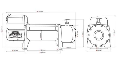 24 V SÄHKÖVINSSI DWM 13000 HD - 5897 kg