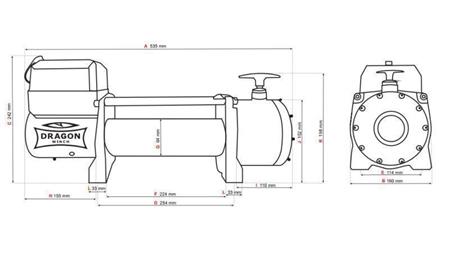 12 V ELEKTRISCHER WINSCH DWT 14000 HD - 6350 kg