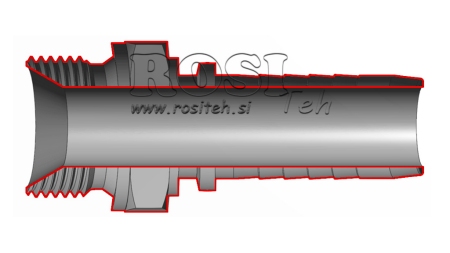 HYDRAULISCHER ANSCHLUSS BSP MÄNLICH DN16-3/4