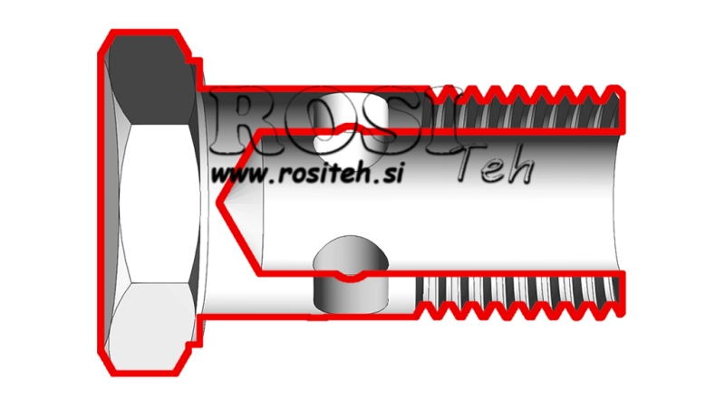 HYDRAULIK HOHLSCHRAUBE 3/8
