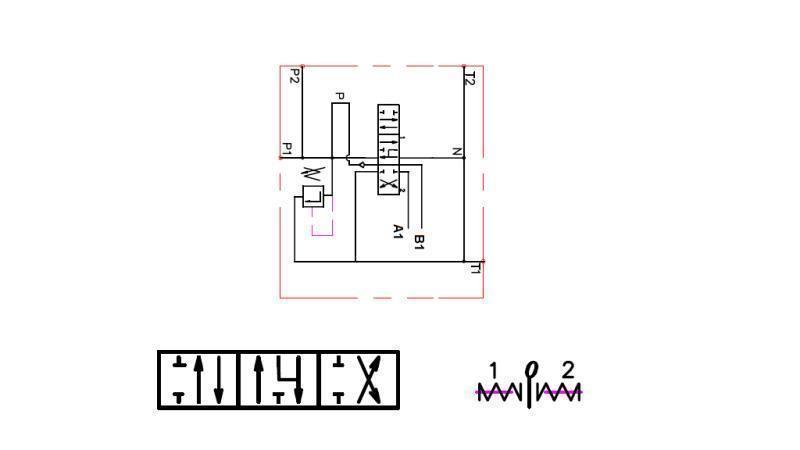 SCHALTPLAN 1xP40 HYDROMOTOR