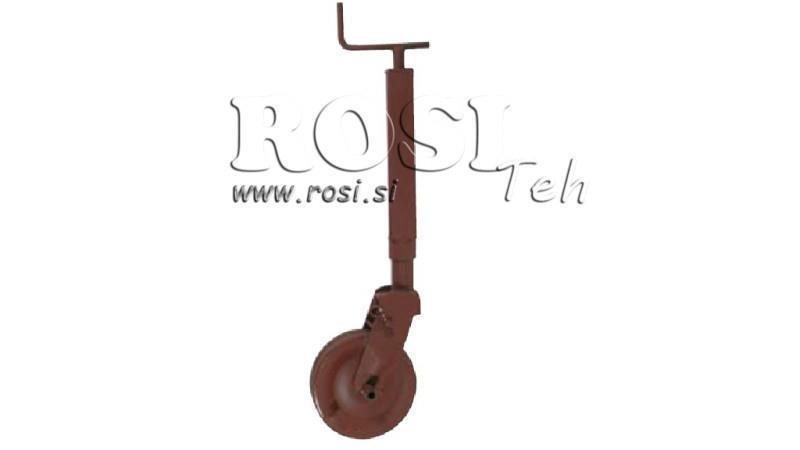 GEWINDESTÜTZE 300mm - 1500KG MIT STÜTZRAD