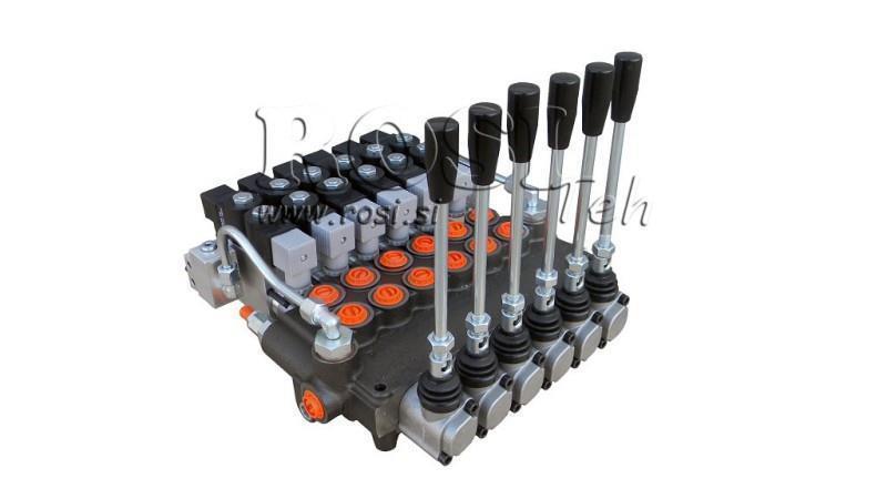 HYDRAULIKVENTIL 6xP80 - EO 12V